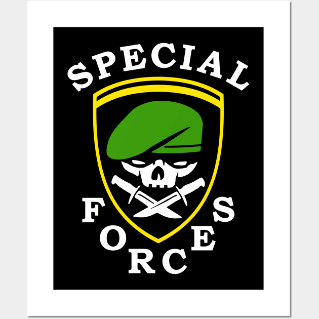 Mod.4 Special Forces Airborne Army Commando Wall Art by parashop